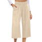 🥳 50% OFF! 🥳Women's High-Waist Smocked Wide-Leg Pants