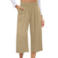 🥳 50% OFF! 🥳Women's High-Waist Smocked Wide-Leg Pants