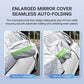 🚗 All-Weather Half Car Cover — Thick Sun & Snow Protection with Wing Mirror Pockets