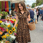 👗Women's Elegant Leopard Print Lapel Dress