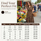 👗Women's Elegant Leopard Print Lapel Dress