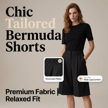 👚 Everyday Summer Bermudas — Relaxed Knee-Length with Utility Pockets