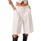 👚 Everyday Summer Bermudas — Relaxed Knee-Length with Utility Pockets