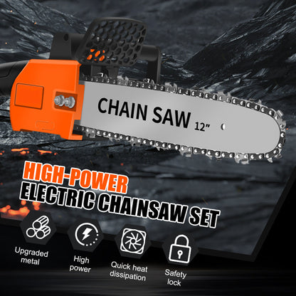 🌲High-Power Electric Chainsaw Set
