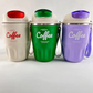 ❄️ Double-Walled Stainless Steel Thermal Coffee Cup—— Leak-Proof Lid & Portable Design