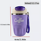 ❄️ Double-Walled Stainless Steel Thermal Coffee Cup—— Leak-Proof Lid & Portable Design
