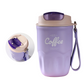 ❄️ Double-Walled Stainless Steel Thermal Coffee Cup—— Leak-Proof Lid & Portable Design