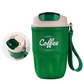 ❄️ Double-Walled Stainless Steel Thermal Coffee Cup—— Leak-Proof Lid & Portable Design