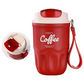 ❄️ Double-Walled Stainless Steel Thermal Coffee Cup—— Leak-Proof Lid & Portable Design
