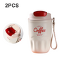 ❄️ Double-Walled Stainless Steel Thermal Coffee Cup—— Leak-Proof Lid & Portable Design