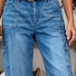 👡 Cropped Wide Leg Jeans with Stretch — Dress Up or Down for Any Occasion