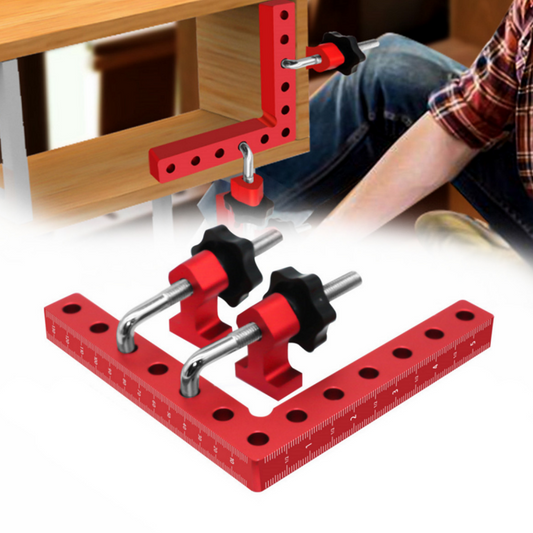 🔧90-Degree Positioning Squares Right Angle Clamps Kit