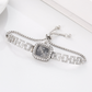 ⌚Women Drawstring Bracelet Watch Square Quartz