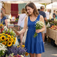 👗 Sleeveless A-Line Knee-Length Dress — Breathable Cotton Stretch, Flattering Fit