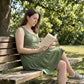 👗 Sleeveless A-Line Knee-Length Dress — Breathable Cotton Stretch, Flattering Fit