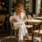🔥50% OFF!✈️Free Shipping 🔥 Women’s V-Neck Top and Wide Leg Pants Set