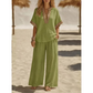 🔥50% OFF!✈️Free Shipping 🔥 Women’s V-Neck Top and Wide Leg Pants Set