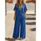 🔥50% OFF!✈️Free Shipping 🔥 Women’s V-Neck Top and Wide Leg Pants Set
