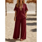 🔥50% OFF!✈️Free Shipping 🔥 Women’s V-Neck Top and Wide Leg Pants Set