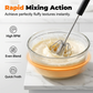 🛡️ Food-Grade Stainless Steel Semi-Auto Egg Beater — Rustproof, Durable