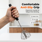 🛡️ Food-Grade Stainless Steel Semi-Auto Egg Beater — Rustproof, Durable