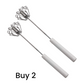 🛡️ Food-Grade Stainless Steel Semi-Auto Egg Beater — Rustproof, Durable