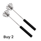🛡️ Food-Grade Stainless Steel Semi-Auto Egg Beater — Rustproof, Durable
