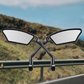 🔩 Universal Bicycle Side Mirrors with HD Glass — Shockproof, Anti-Vibration & Easy Installation