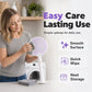 🛡️ Safe Electric Fly Swatter with Triple Grid Safety Mesh — 2-in-1 Handheld & Auto Trap Mode
