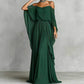 💃 Women’s Elegant Cold Shoulder Flowing Maxi Dress