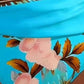👙 Women's Floral Print High Waist Bikini Set