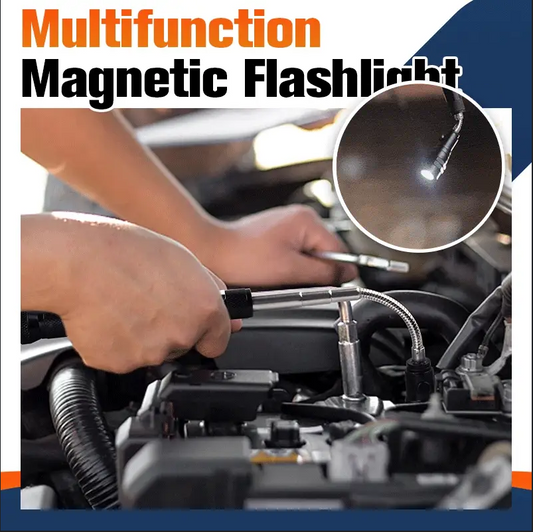 🔦 Multifunctional Magnetic Telescopic Flashlight