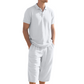 🌴 Summer Holiday Ready Linen Set — Lightweight 2-Piece for Travel, Lounging & Casual Days