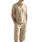 🌴 Summer Holiday Ready Linen Set — Lightweight 2-Piece for Travel, Lounging & Casual Days