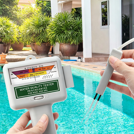 📏 Portable Digital Pool Water Tester — 2-in-1 pH & Chlorine Meter, Easy to Use