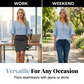 👔 Versatile Short Sleeve V-Neck Blouse — Lightweight & Breathable