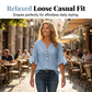 👔 Versatile Short Sleeve V-Neck Blouse — Lightweight & Breathable