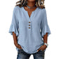👔 Versatile Short Sleeve V-Neck Blouse — Lightweight & Breathable