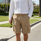 🚶 Versatile Cargo Shorts for Men — Perfect for Hiking, Camping & Daily Commute