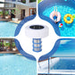 🌊 Floating Solar Pool Ionizer — 90% Chlorine Reduction, Chemical-Free Purification