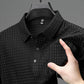 🎭 Men‘s Summer Texture Shirt — Breathable Cotton for Holiday, Work & Casual Outings