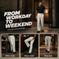 👖 Men‘s Soft Drape Straight Leg Pants — Relaxed Fit with Natural Fluid Silhouette