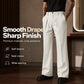 👖 Men‘s Soft Drape Straight Leg Pants — Relaxed Fit with Natural Fluid Silhouette