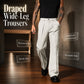 👖 Men‘s Soft Drape Straight Leg Pants — Relaxed Fit with Natural Fluid Silhouette