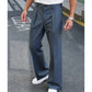 👖 Men‘s Soft Drape Straight Leg Pants — Relaxed Fit with Natural Fluid Silhouette