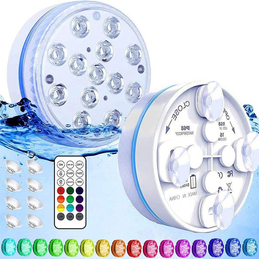 🏊 Submersible LED Pool Lights (RF Remote Control)