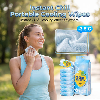 ❄️ Ice Cooling Towel Wipe — Plant-Based Fibre, Extra