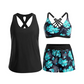 🏖️ Versatile 3-Piece Tankini Set — Perfect for Beach, Vacation, Pool Parties & Cruise