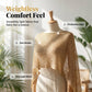 🏖️ Lightweight Hollow Out Poncho Shawl — Soft Knit Cover-Up for Beach & Daily Wear