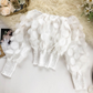 💃 Off-shoulder fitted top for women